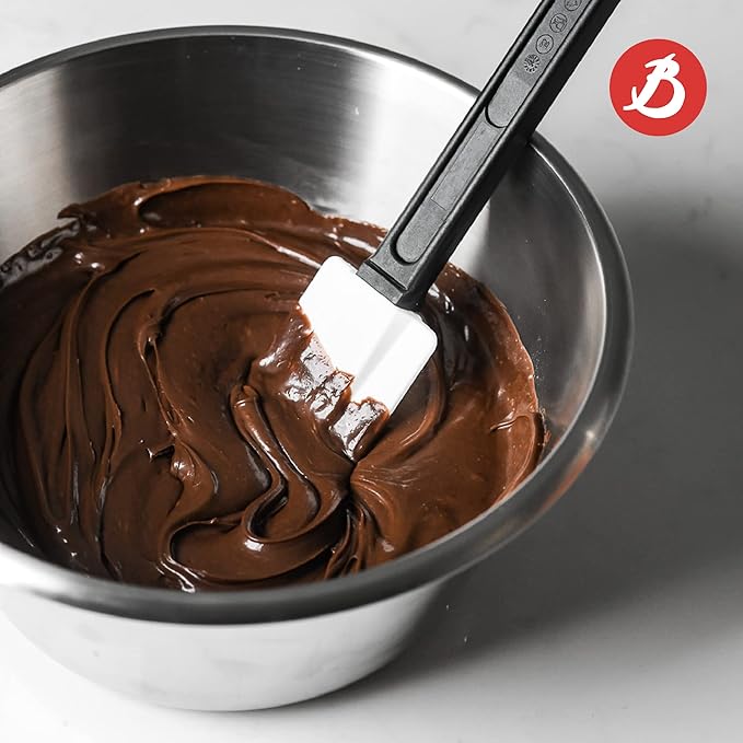 de Buyer Stainless Steel Mixing Bowl with Flat Bottom - 11”, 5.8 qt - Mix, Stir, Whip, Mash, Whisk & Combine - Dishwasher Safe - Made in France