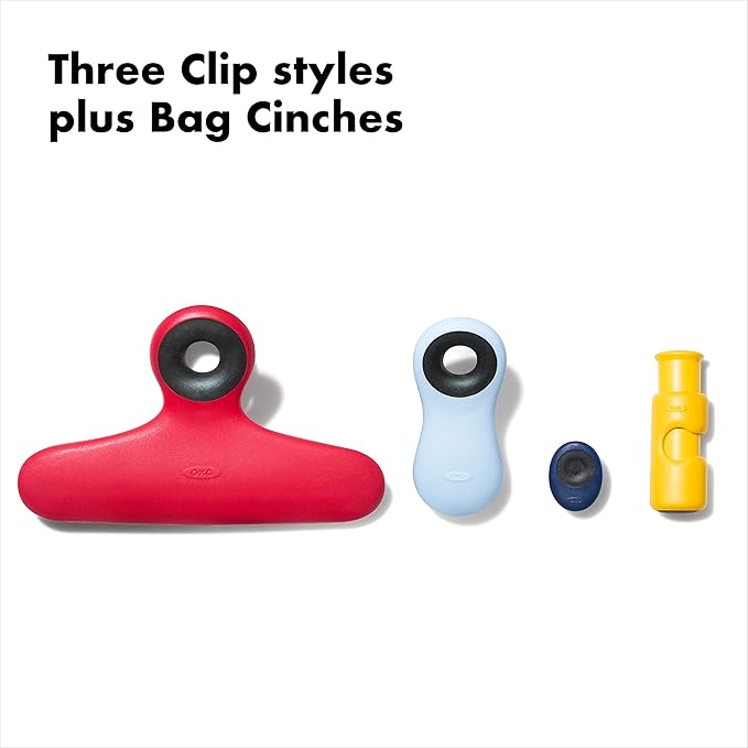 OXO Good Grips Collection Bag Clip, 9 Piece Set, Assorted