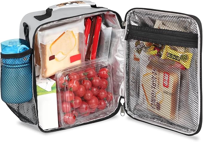 Kids Lunch Box for Boys Girls Lunch Bag Cute Boxer Dog Kids Lunch Bags Insulated Meal Tote with Adjustable Shoulder Strap for School Picnic