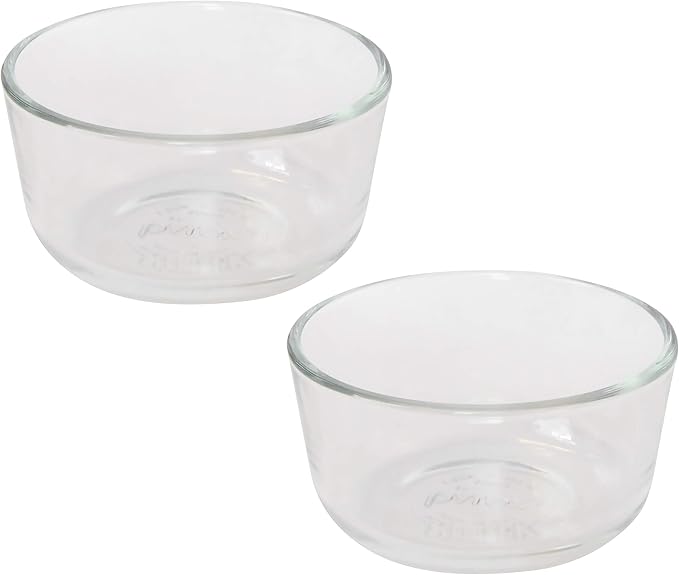 Pyrex 7202 1-Cup Glass Bowl (2-Pack)
