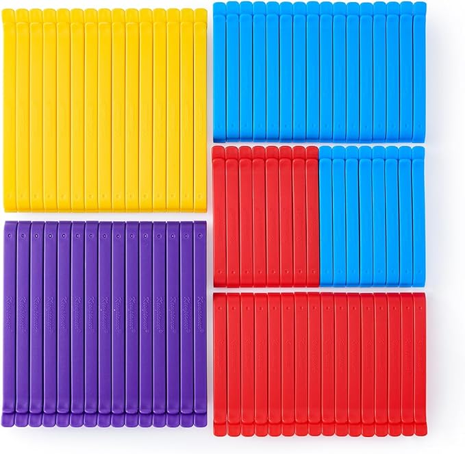Keenpioneer Decorating/Icing Bag Sealing Clips, 78 Pack, Multipurpose for Food and Snack Storage, 4inch and 6inch Long