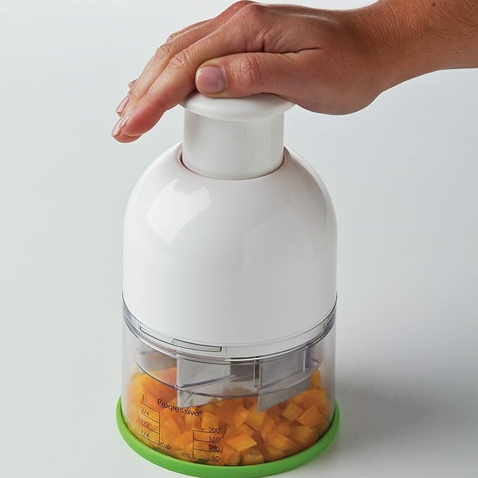 Prepworks by Progressive Food Chopper,White/Green