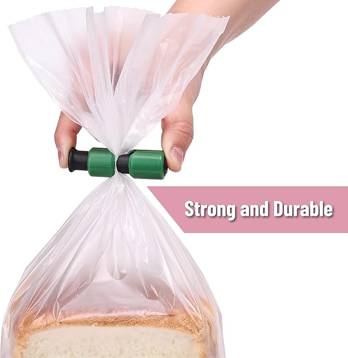 Mr. Pen- Squeeze and Lock Bread Bag Clips, 8 Pack, Squeeze and Lock Bread Clips, Bag Clips for Food Storage, Clips for Food Packages, Snack Clips, Food Clips for Bags, Plastic Bag Clip