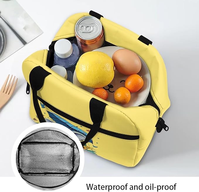 Showudesigns Sunflower Elephant Insulated Lunch Bag for Girls 10-12 Lunch Box Lightweight Lunch Containers for School Work Office Travel Picnic Lunch Tote Box Thermal Meal Containers