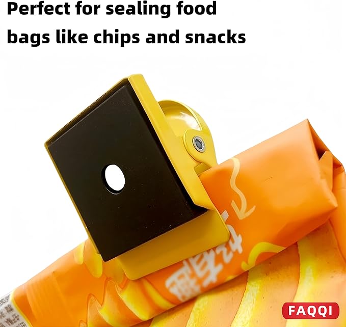 Mini Chip Clips - Set of 9 Multi-Colored Small Bag Clips for Food - Perfect for Sealing Chip Bags, Snacks, and More