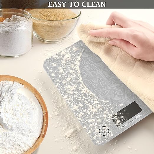 Food Scale Kitchen Scale Food Scales Digital Weight Grams and Ounces Small Electronic Food Scale for Baking Cooking Grey