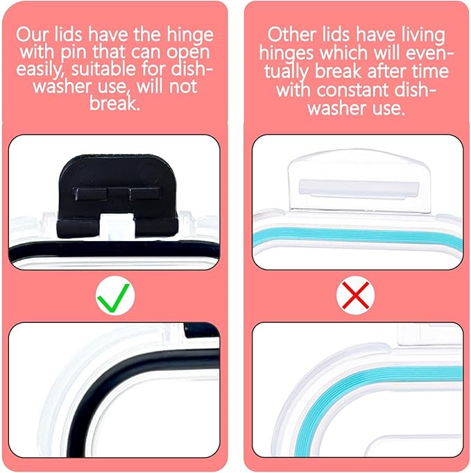 Bariatric Meal Prep Containers, Glass Bariatric Portion Control Containers, 3 Pack Food Storage Containers with Lids, Bariatric Must Haves, 8 oz Reusable Glass Snack Containers with Lids