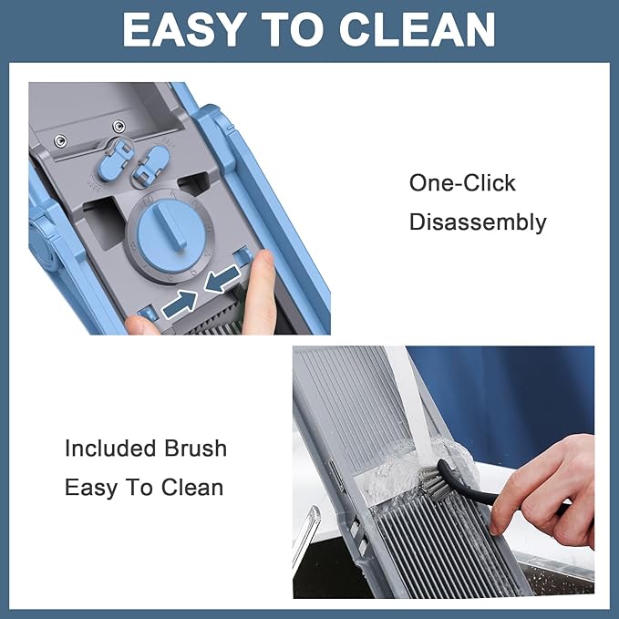 Chopper Vegetable Cutter, Safe Mandoline Slicer for Kitchen, Vegetable Chopper, Vegetable Slicer and Chopper