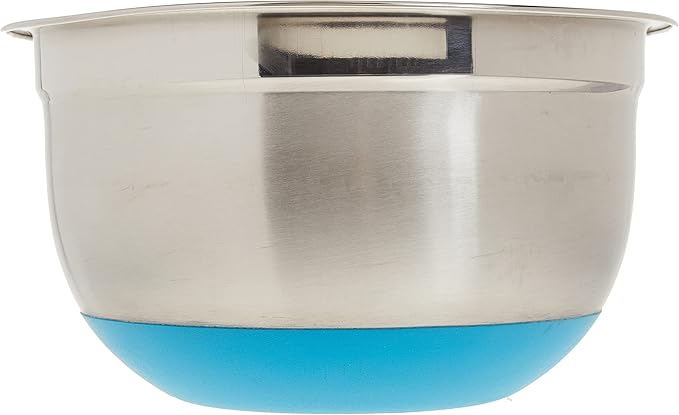 ExcelSteel 3-Quart Stainless Steel Non Skid Base Mixing Bowl