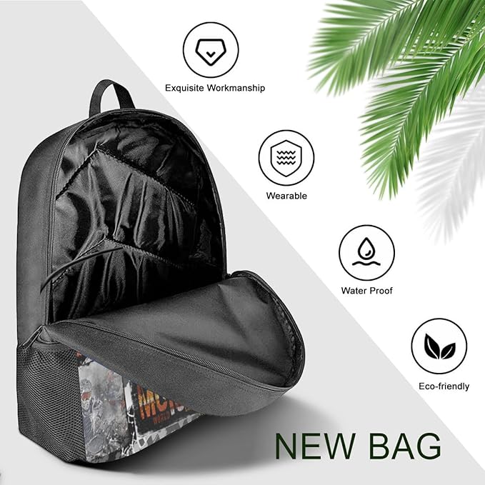 Motorcycle Backpacks - Dirt Bike Backpack Bundle 3 Pieces for Teens, Boys and Girls Motocross For Kids Includes Bookbags Insulated Lunch Bag and Pencil Case Perfect for School and Everyday Use