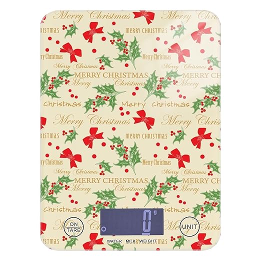 Food Scale Kitchen Scale Food Scales Digital Weight Grams and Ounces Small Electronic Food Scale for Baking Cooking Merry Christmas