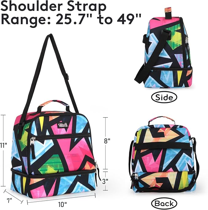 Tilami Lunch Bag,Colorful blue