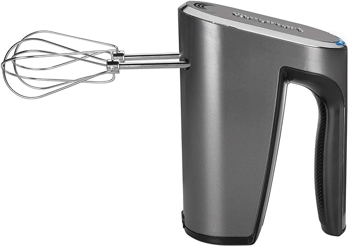 Cuisinart Electric Hand Blender & Mixer, EvolutionX Cordless Hand Mixer, 5 Speeds, Gray/Black, RHM-100