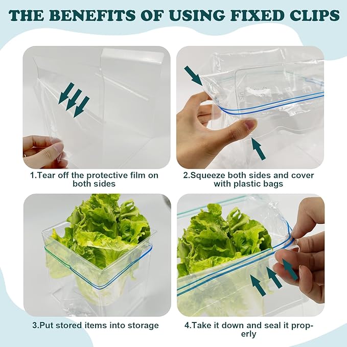 Ziplock Bag Holder, 2 Pack Acrylic Baggy Rack Holder for Food Prep Bag, Food Storage Bag Stand, Freezer Bag Stand, Hands-Free Food Storage Bag Stand for Quart & Gallon Sizes- Transparent