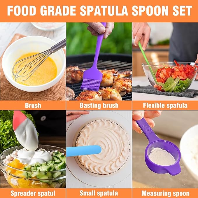 Sentk Mixing Bowls with Lids Set, 21 PCS Stainless Steel Mixing Bowls with 3 Grater Attachments, Food Storage Nesting Mixing Bowl with Non-Slip Bottoms, Mixing Bowl Set Great for Mixing & Serving