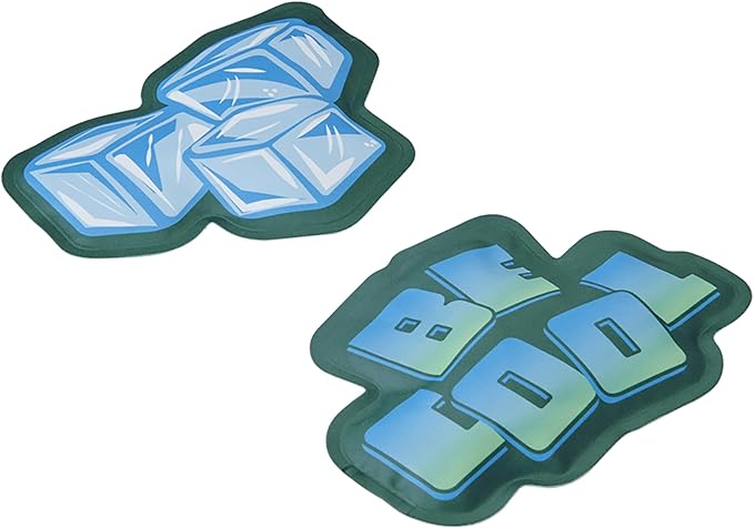 Built Nontoxic Soft Ice Packs, Set of 2, Flexible Durable and Sweat-proof, for Lunch Boxes Coolers, Sea Glass