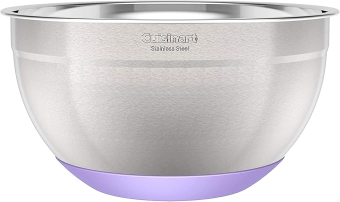 Cuisinart 3-Piece Stainless Steel Mixing Bowls with Nonslip Base, 1.5qt, 3qt & 5qt