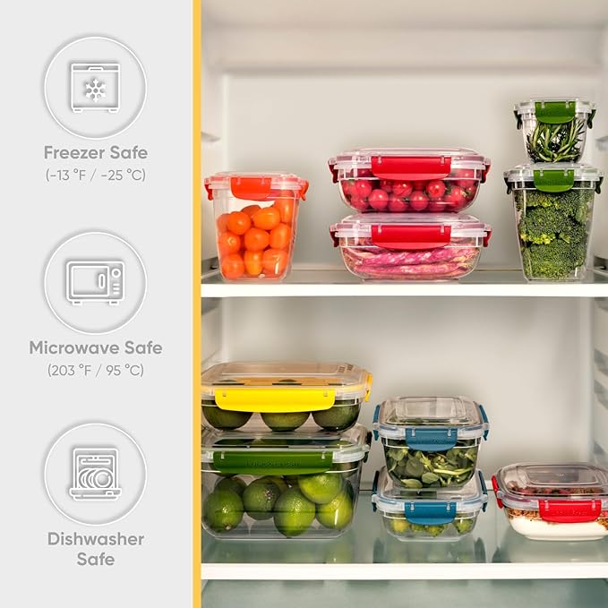 Superio Food Storage Container, 48 oz, Green