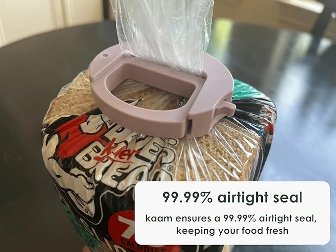 Bag Clip, chip Clip, Food Clip, Bread Clip | Heavy Duty, Adjustable, one Size fits All, Stackable, Magnetic, Fridge & Freezer Safe, Hook-able,Built to Last, Ergonomic (Fluffly Cloud, 1 Pack)