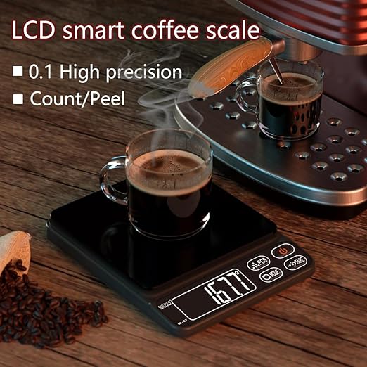 Mini Scale,6.6lb Scale for Grams,Digital Scale Food,Cooking Scale and Food Scales for Kitchen,Food Scale Grams and Ounces,Grams Scale,7Units,Auto Off,Tare,PCS,LCD Display