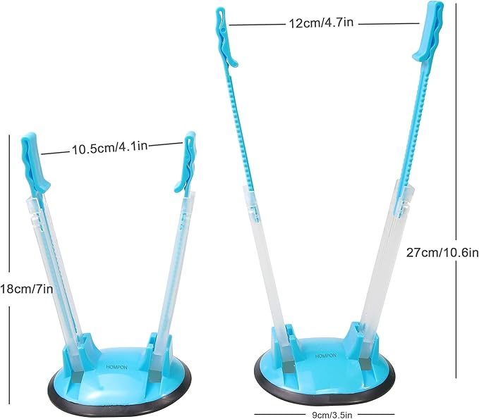 Baggy Rack Holder For Freezer Bag Holder Stand/Ziplock Bag Holder Stand/Meal Planning/Prep Bag Holders For Filling,6 Pack/6pcs