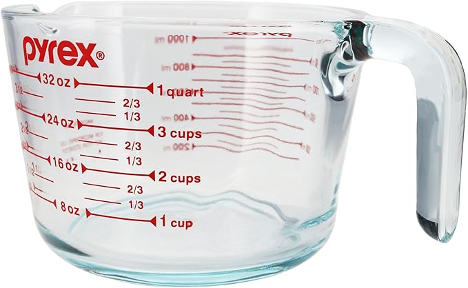 Pyrex 4 Cup Glass Measuring Cup