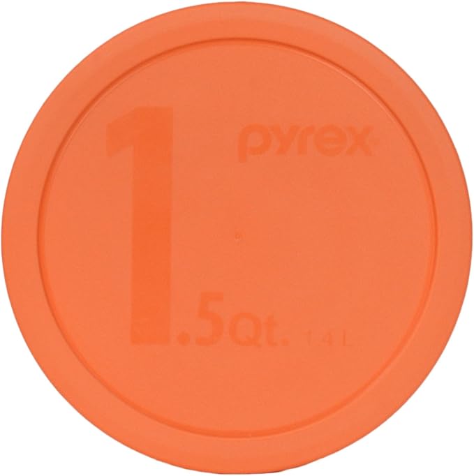 Pyrex (1) 322-PC Green, (1) 323-PC Orange, (1) 325-PC Blue, and (1) 326-PC Red Mixing Bowl Lids (FOR PYREX MIXING BOWLS ONLY) - Made in the USA