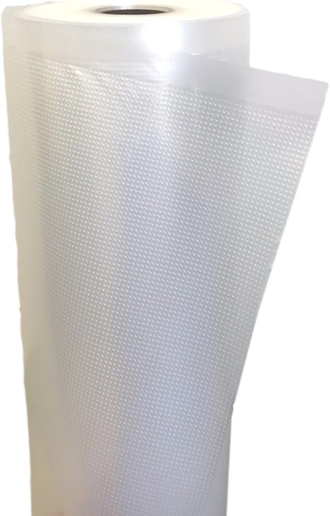 Vac Fresh Food Vacuum Seal Rolls (15" x 50', 3 Rolls) 3.5mil Embossed Food Storage Bags, Vacuum Seal Bags for Meal Prep, Sous Vide Bags for Cooking (150 Feet)