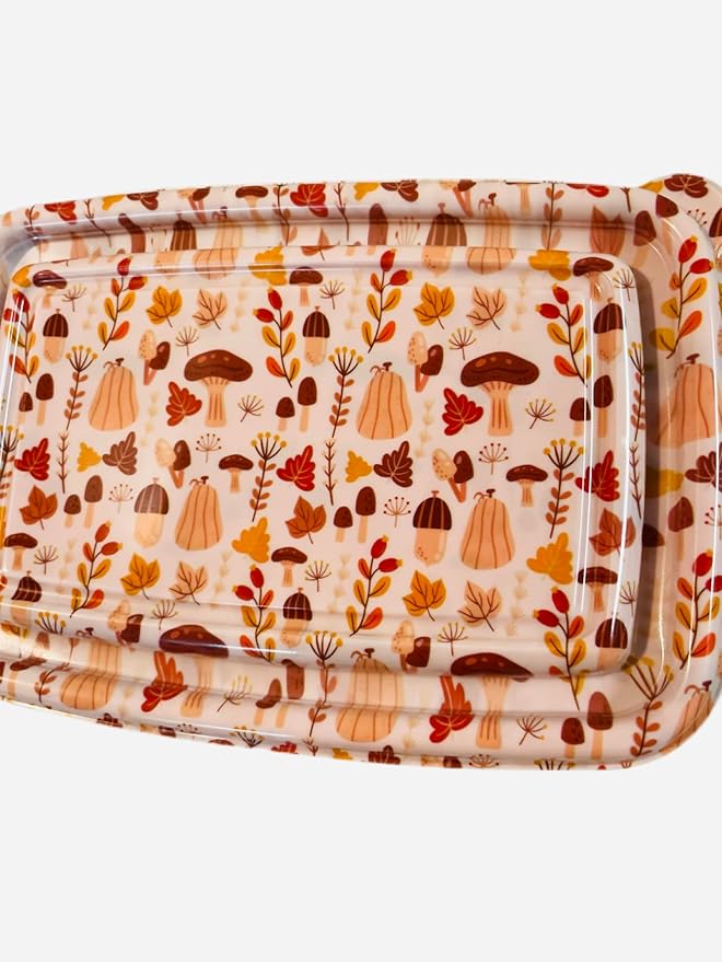 COOK WITH COLOR 20 PIECE PLASTIC RECTANGULAR FOOD CONTAINERS, 10 LIDS & 10 CONTAINERS CAPACITY 33.8 OZ (1L) 9 X 6 X 2 (MUSHROOMS)