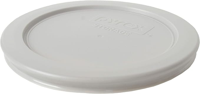 Pyrex (4 7200 Glass Bowls & (4) 7200-PC Sleek Silver Lids Made in the USA