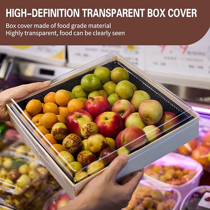 To Go food containers disposable food containers with lids,20 Pcs 9×7×2.56 inch take out containers with lids Transparent cover plastic rectangle to go boxes disposable meal prep containers