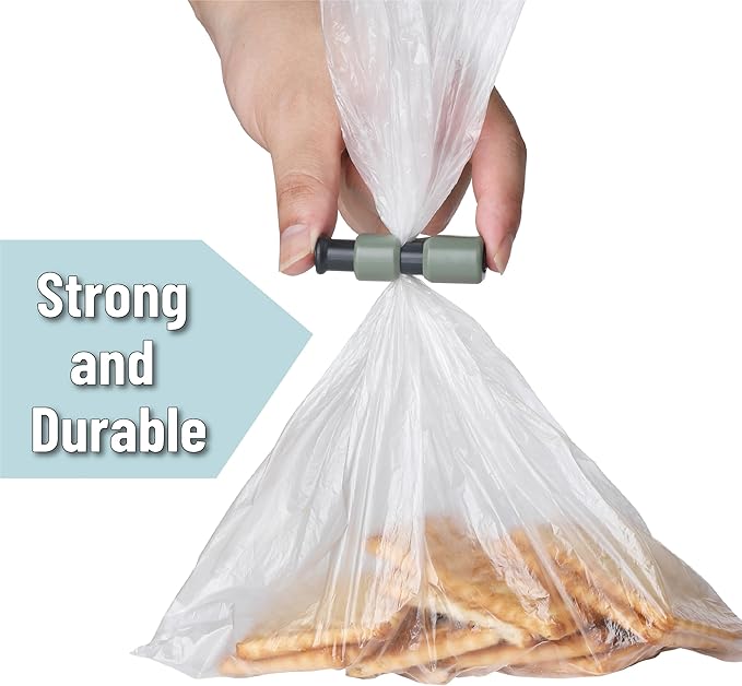 Mr. Pen- Squeeze and Lock Bread Bag Clips, 8 Pack, Sunlit Desert Squeeze and Lock Bread Clips Reusable
