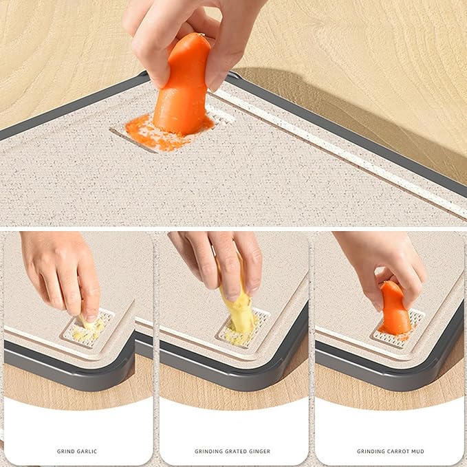 JAYVAR Cutting Board Double Sided, Large Cutting Boards for Kitchen with Stainless Steel and Wheat Straw PP, Large Size 16”×11”Chopping Board for Separately Handle Meat and Vegetables, Dishwasher Safe