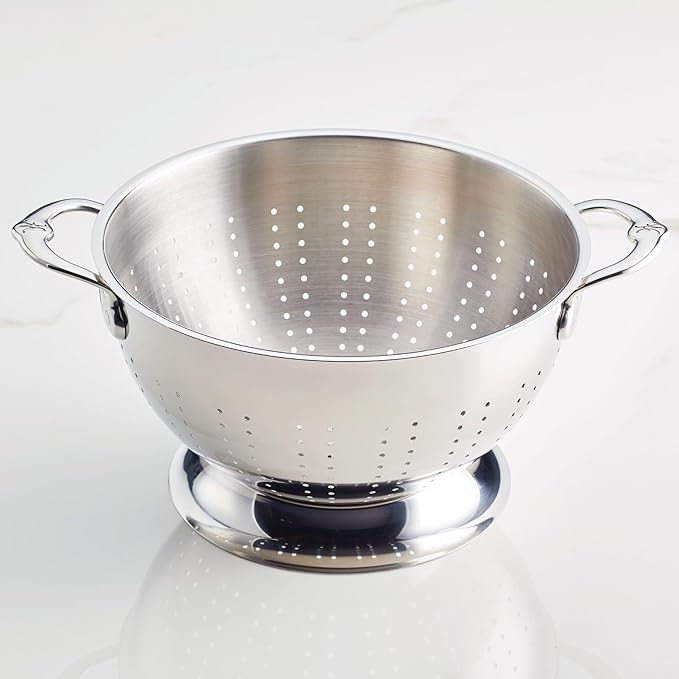 Hestan Provisions Stainless Steel Colander, 5-Quart