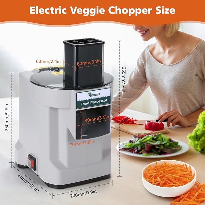 5 in 1 Electric Vegetable Chopper, Multifunctional Chopper Vegetable Cutter Slicer Dicer Machine Automatic Cutter for Onion Shredder Potato Slicer, Veggie Processor Commercial Home Use