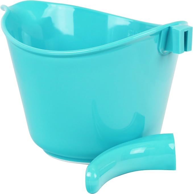 Reston Lloyd Non-Slip Base Erogonomic Space Saving Detachable Handle, 2 QT Heavy Duty BPA-Free Microwave & Dishwasher, Turquoise