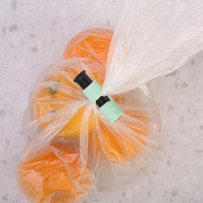 Mr. Pen- Squeeze and Lock Bread Bag Clips, 8 Pack, Squeeze and Lock Bread Clips, Bag Clips for Food Storage, Clips for Food Packages, Snack Clips, Mr Pen Bag Clips 8 Pack Squeeze and Lock,