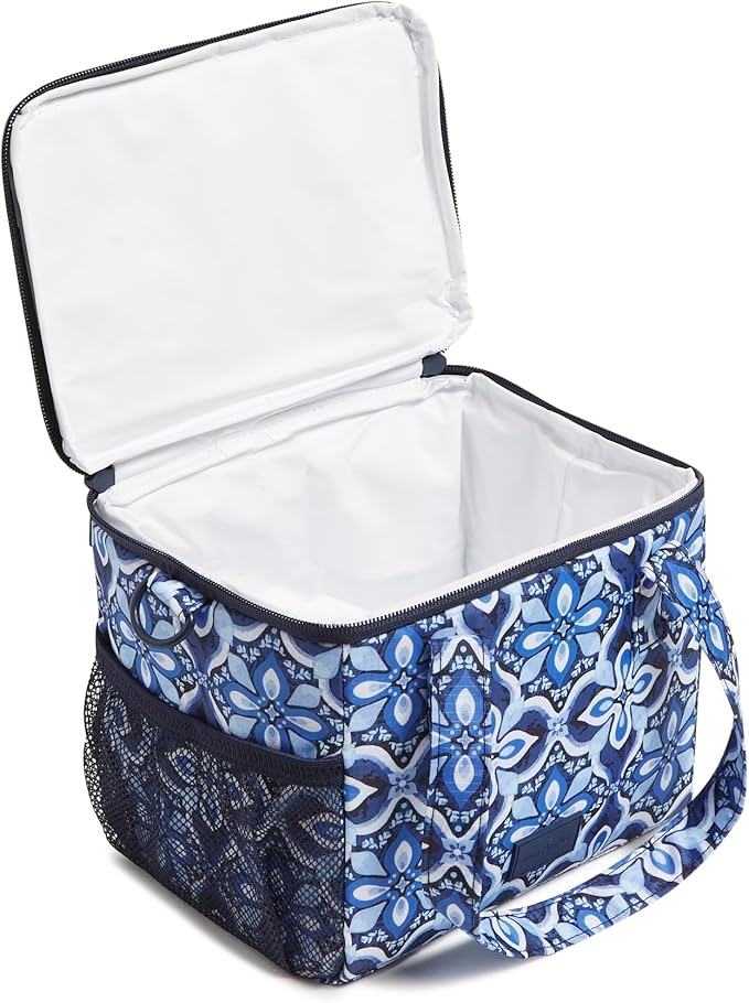 Vera Bradley Recycled Ripstop Lunch Cooler, Raindrop Medallion