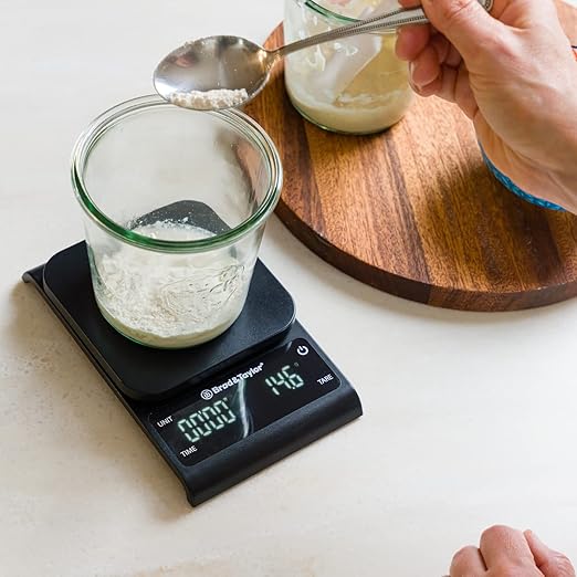 Brod & Taylor Precision Kitchen & Coffee Scale with Timer | (0.1g Precision)
