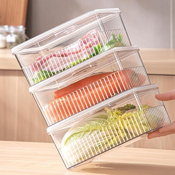 Cheese Container with Airtight Lid and Time Recording - Fridge Cheese Saver
