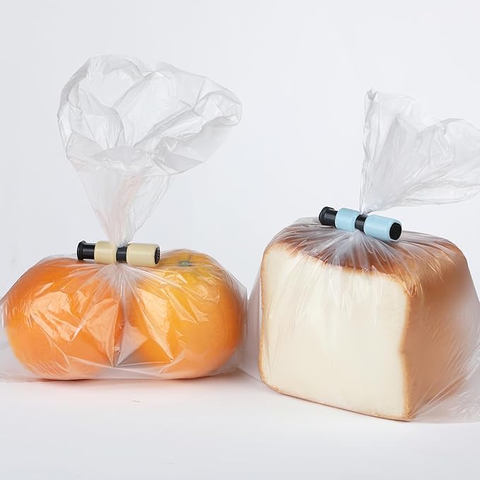 Mr. Pen- Squeeze and Lock Bread Bag Clips, 8 Pack, Sunlit Desert Squeeze and Lock Bread Clips Reusable