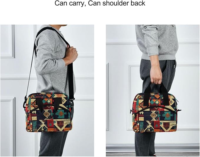 Insulated Lunch Bag Reusable Lunch Tote Bag Cooler Bag for Women Men Adult Lunch Box with Adjustable Shoulder Strap Leakproof Lunch Bag for Work School Picnic Camping