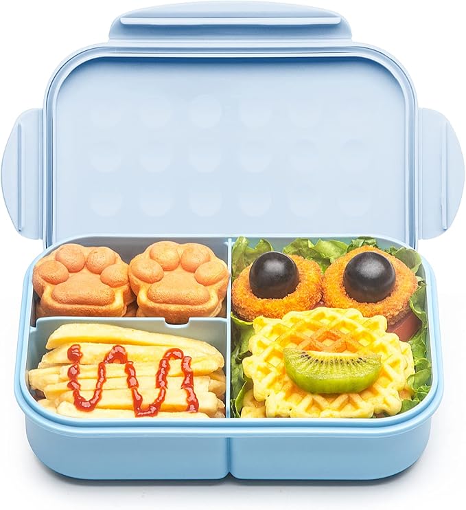 MISS BIG® Bento Box,Bento Box for Kids,Lunch Box Kids,Ideal Leakproof Lunch Box,Lunch Containers No BPAs and Chemical Dyes,M/W,D/W & Fridge Safe(1150ml Blue)