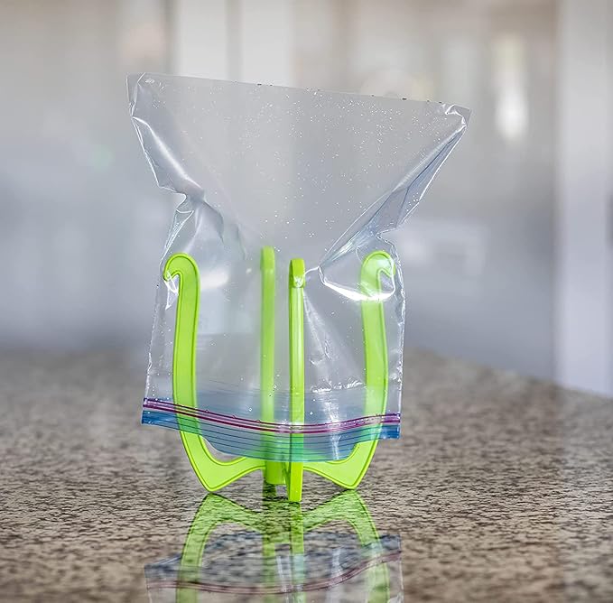 Bag Well Ziplock Bag Food Prep Holder Stand for Food Storage Bags, Gallon Size