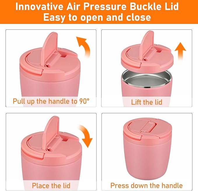 40oz Insulated Lunch Containers for Adults Soup Thermo for Hot Food Jar Wide Mouth Leak Proof Vacuum Stainless Steel Thermal Bento Box with Buckle Lid and Spoon