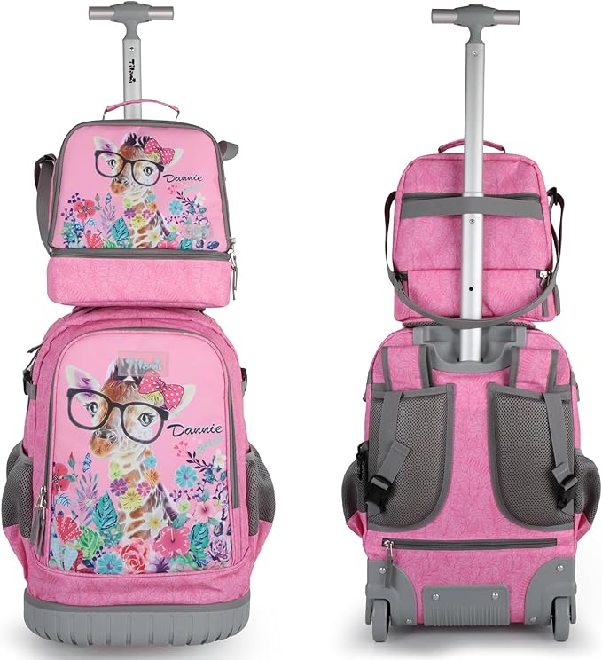 Tilami Lunch Bag,Giraffe pink