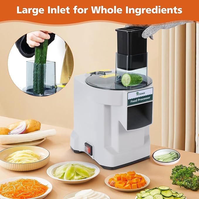 5 in 1 Electric Vegetable Chopper, Multifunctional Chopper Vegetable Cutter Slicer Dicer Machine Automatic Cutter for Onion Shredder Potato Slicer, Veggie Processor Commercial Home Use