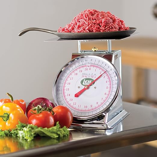 LEM Products 44 lb. Stainless Steel Scale, Silver