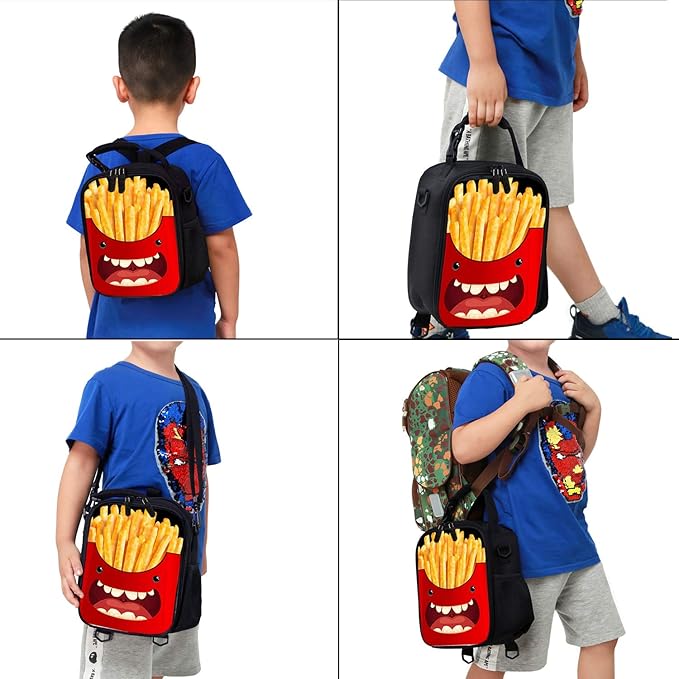 7-Mi Holder Insulated Cooler Reusable Ice Packs for Lunch Boxes Lunch Tote Food Storage Bag (Chips)