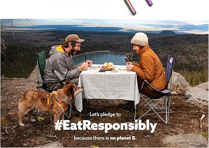 Outlery | Portable & Reusable Stainless Steel Travel Cutlery Set and Reusable Chopsticks (Metallic Gold) Pocket Sized Cutlery Set